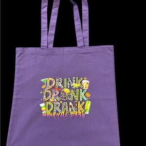 Purple Mardi Gras Tote Bag